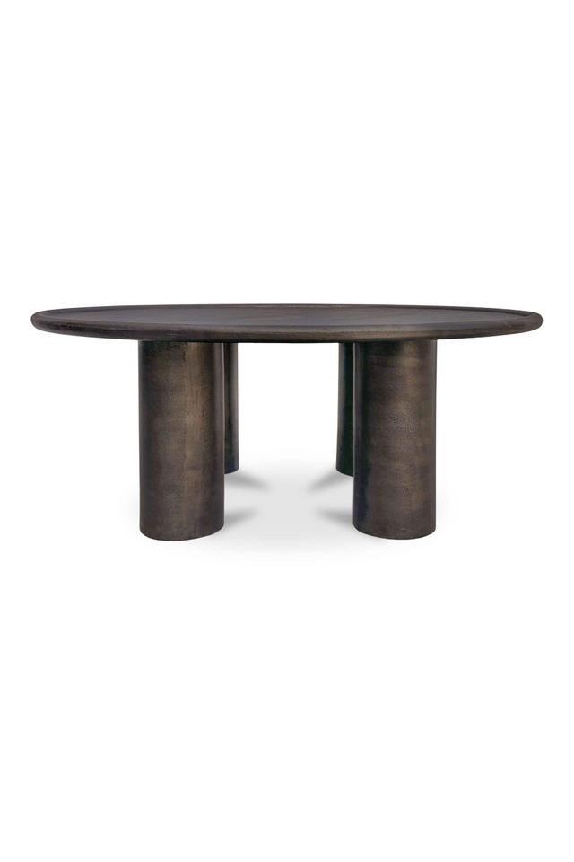 Modern European furniture - Bronze Round Outdoor Coffee Table - www.oroa.com