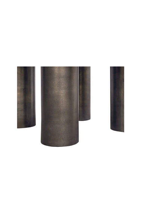 Modern European furniture - Bronze Round Outdoor Coffee Table - www.oroa.com