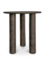 Modern European furniture - Bronze Round Outdoor Side Table - www.oroa.com