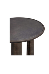Modern European furniture - Bronze Round Outdoor Side Table - www.oroa.com