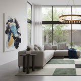 Modern European furniture - Bronze Round Outdoor Side Table - www.oroa.com