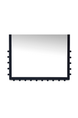Modern European furniture - Black Iron Floor Mirror - www.oroa.com