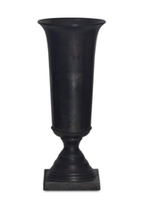 Modern European furniture - Black Cast Aluminum Vase - www.oroa.com