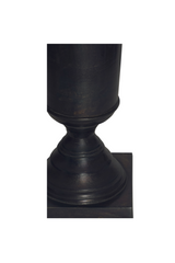 Modern European furniture - Black Cast Aluminum Vase - www.oroa.com