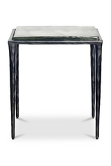 Modern European furniture - Square Cast Glass Side Table- www.oroa.com