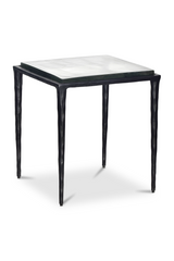 Modern European furniture - Square Cast Glass Side Table- www.oroa.com