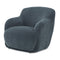 Modern European furniture - Chunky Upholstered Lounge Chair - www.oroa.com