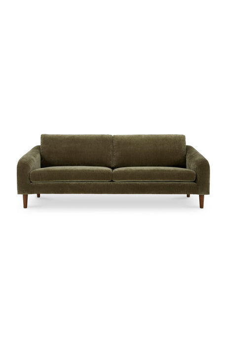 Modern European furniture - Wooden Leg 2-Seater Sofa - www.oroa.com