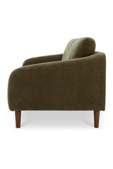 Modern European furniture - Wooden Leg 2-Seater Sofa - www.oroa.com
