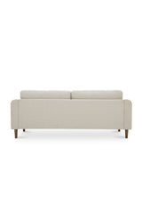 Modern European furniture - Wooden Leg 2-Seater Sofa - www.oroa.com