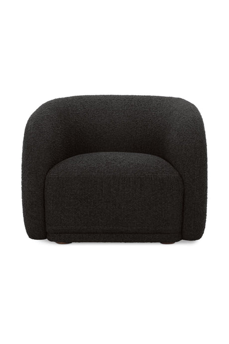 Modern European furniture - Curved Back Accent Chair - www.oroa.com