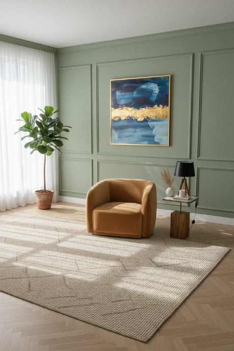 Modern European furniture - Curved Back Accent Chair - www.oroa.com