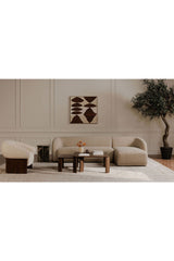 Modern European furniture - Curved Back Sectional Sofa - www.oroa.com