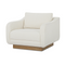 Modern European furniture - Wooden Base Lounge Chair - www.oroa.com