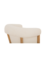 Modern European furniture - White Tub-Style Accent Chair - www.oroa.com
