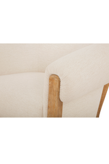 Modern European furniture - White Tub-Style Accent Chair - www.oroa.com