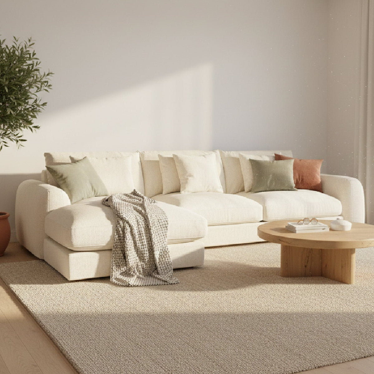 L-Shaped Sectional Sofa | Novi Living Berga