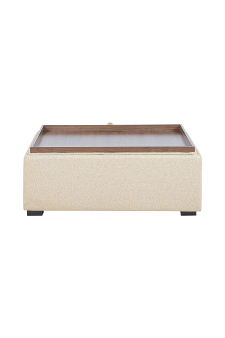 Modern European furniture - Square Tray Storage Ottoman - www.oroa.com