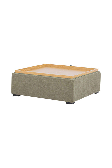 Modern European furniture - Square Tray Storage Ottoman - www.oroa.com