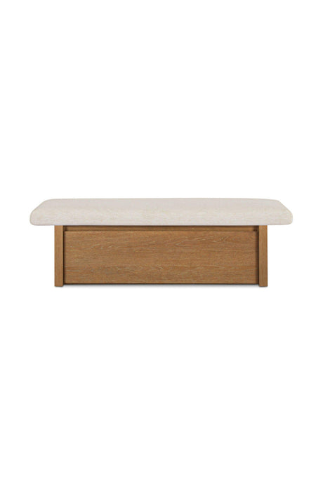 Modern European furniture - Chenille Storage Bench - www.oroa.com