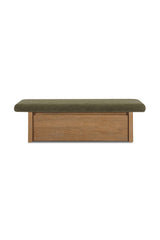 Modern European furniture - Chenille Storage Bench - www.oroa.com