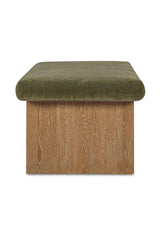 Modern European furniture - Chenille Storage Bench - www.oroa.com