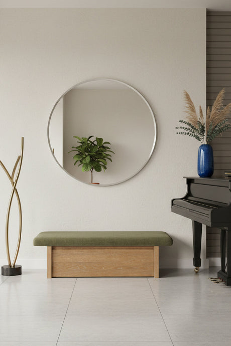 Modern European furniture - Chenille Storage Bench - www.oroa.com