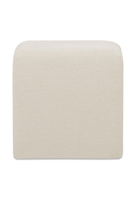 Modern European furniture - Linen Blend Square Stool - www.oroa.com