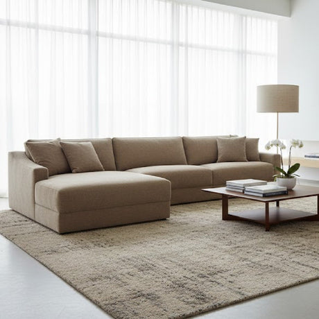 Modern European furniture - Minimalist Sectional Sofa - www.oroa.com