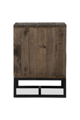Modern European furniture - Rustic Modern Nightstand - www.oroa.com