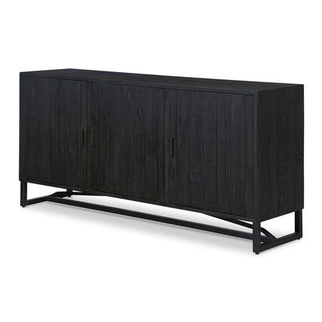 Modern European furniture - Slatted Pine 3-Door Sideboard - www.oroa.com