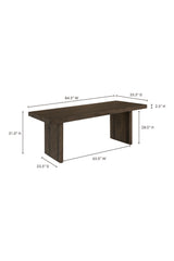 Modern European furniture - Matte Pine Dining Table - www.oroa.com