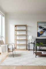 Modern European furniture - Pine Wood Bookshelf - www.oroa.com