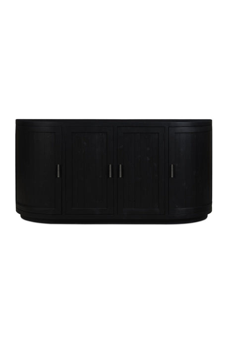 Modern European furniture - Pine Wood 4-Door Sideboard - www.oroa.com