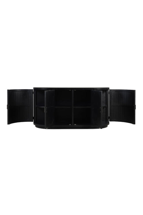 Modern European furniture - Pine Wood 4-Door Sideboard - www.oroa.com