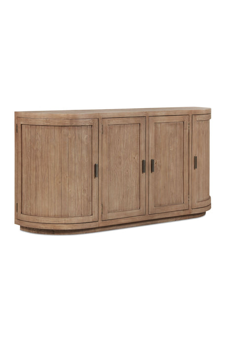 Modern European furniture - Pine Wood 4-Door Sideboard - www.oroa.com