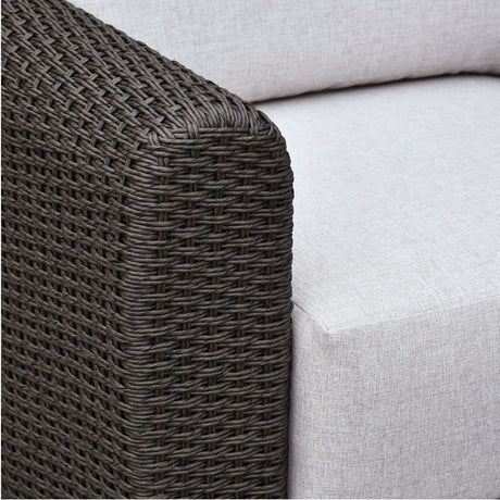 Modern European furniture - Wicker Framed Indoor/Outdoor Sofa - www.oroa.com