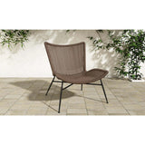 Modern European furniture - Brown Wicker Outdoor Accent Chair - www.oroa.com
