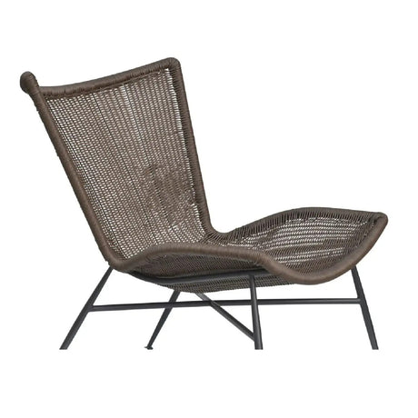 Modern European furniture - Brown Wicker Outdoor Accent Chair - www.oroa.com