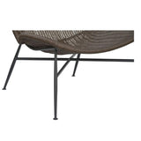 Modern European furniture - Brown Wicker Outdoor Accent Chair - www.oroa.com