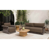 Modern European furniture - Curved Arm Wicker Outdoor Sofa - www.oroa.com