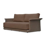 Modern European furniture - Curved Arm Wicker Outdoor Sofa - www.oroa.com