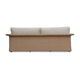 Modern European furniture - Curved Arm Wicker Outdoor Sofa - www.oroa.com