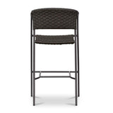 Modern European furniture - Basketweave Outdoor Bar Stool - www.oroa.com