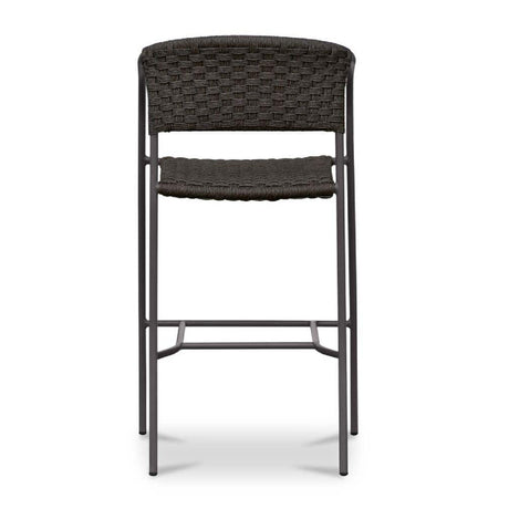 Modern European furniture - Basketweave Outdoor Bar Stool - www.oroa.com