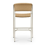 Modern European furniture - Basketweave Outdoor Bar Stool - www.oroa.com