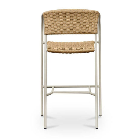 Modern European furniture - Basketweave Outdoor Bar Stool - www.oroa.com
