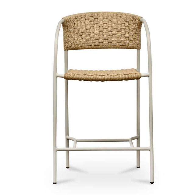 Modern European furniture - Basketweave Outdoor Counter Chair - www.oroa.com