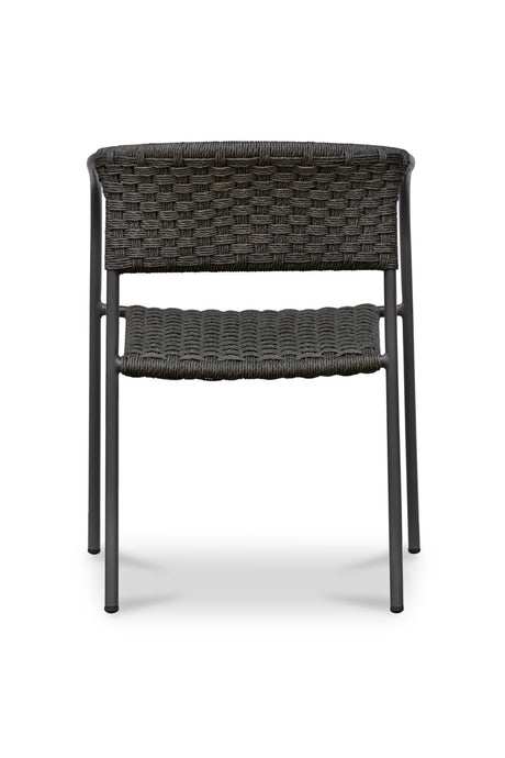 Modern European furniture - Basketweave Outdoor Dining Chairs (2) - www.oroa.com
