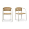 Modern European furniture - Basketweave Outdoor Dining Chairs (2) - www.oroa.com